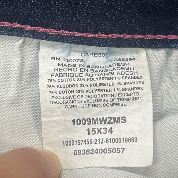 Wrangler Retro Boot Cut Jeans Women's Size 15x34 Medium Wash Soft Denim Western - Picture 5 of 12